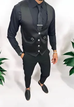 Compleu barbati  Vesta + Pantaloni 13234 imagine