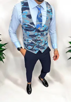 Compleu barbati  Vesta + Pantaloni 13235 imagine