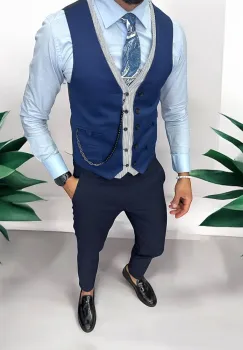 Compleu barbati  Vesta + Pantaloni 13237 imagine