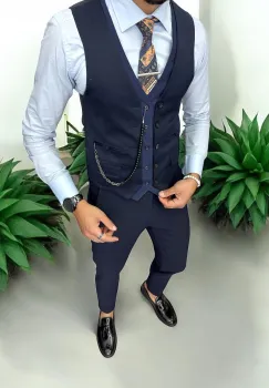 Compleu barbati  Vesta + Pantaloni 13238 imagine