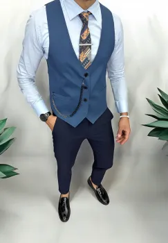 Compleu barbati  Vesta + Pantaloni 13239 imagine