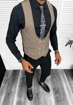 Compleu barbati  Vesta + Pantaloni 13301 imagine