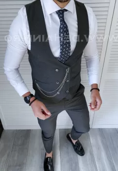 Compleu barbati Vesta + Pantaloni B4007 E 4-4 imagine