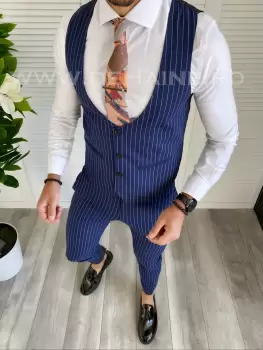 Compleu barbati Vesta + Pantaloni B4043 2-1 E imagine