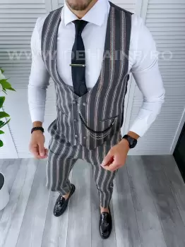 Compleu barbati Vesta + Pantaloni B4104 6-2 E* 107-4 imagine