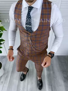 Compleu barbati Vesta + Pantaloni B4207 52-1 E imagine