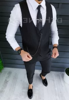 Compleu barbati Vesta + Pantaloni ZR A8722 50-3 imagine