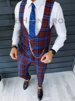 Compleu barbati Vesta + Pantaloni ZR A8772 5-1 E*107-2 imagine