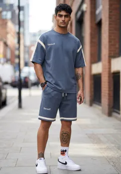 Compleu de vara  triocu + pantaloni  gri 7501 imagine