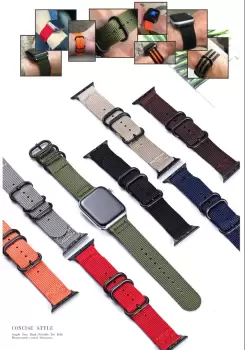 Curea material textil pentru Apple Watch 42/44 mm CU1 imagine
