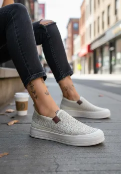 Espadrile dama casual bej B83  N6-2 imagine