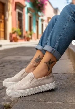 Espadrile dama casual bej Y602 T55-3 imagine