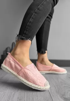 Espadrile dama casual roz A031 imagine