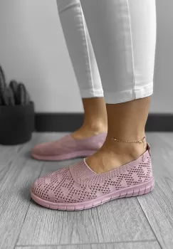 Espadrile dama casual roz CL01 imagine