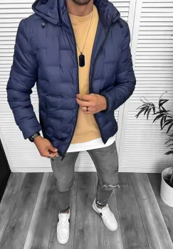Geaca barbati  bleumarin 5226 imagine