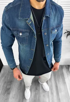 Geaca barbati de blugi 13027 46-5 imagine