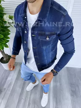 Geaca barbati de blugi B0217 G4-2 imagine