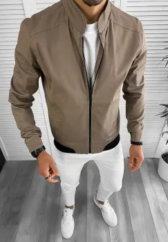 Geaca barbati de toamna bej 12971 imagine