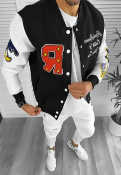 Geaca barbati de toamna cu imprimeu cu defect K185 imagine