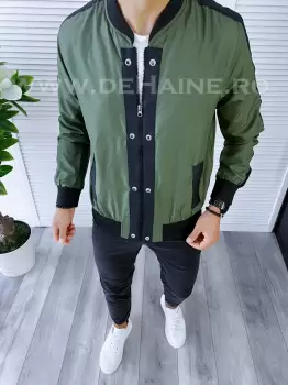 Geaca barbati de toamna verde din fas subtire B5996 31.4-1.2 imagine