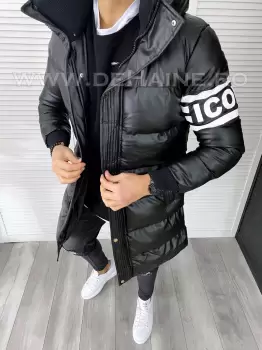 Geaca barbati groasa neagra de iarna B7558 Z21 imagine