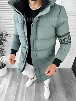 Geaca barbati groasa verde de iarna 9020 47-4* imagine