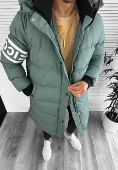 Geaca barbati groasa vernil CU MIC DEFECT DEF9020 imagine