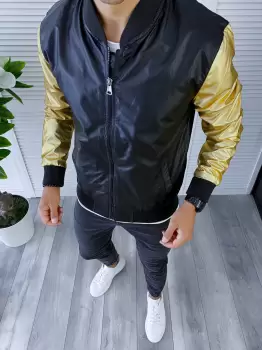 Geaca barbati piele ecologica B5989 37.1-1.2.3 imagine