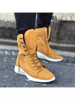 Ghete barbati camel ZR A8171 A16-A17-4  imagine