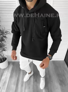 Hanorac barbati negru slim fit K170 24.5-2.3 imagine