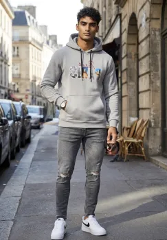 Hanorac barbati slim fit 13511  M3-2 imagine