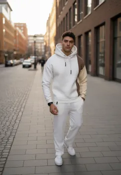 Hanorac barbati slim fit k195 P20-2.3 imagine