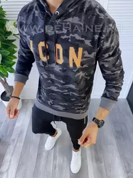 Hanorac barbati slim fit K430 18.2-1 E 110-2 imagine