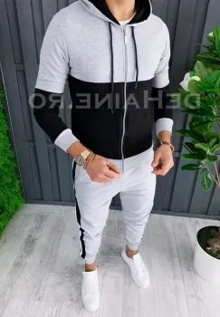 Hanorac barbati slim fit  ZR A6906 O2-4.2 imagine