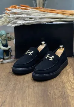 Mocasini barbati casual  negri  piele eco  comozi 11855 imagine