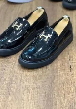 Mocasini barbati casual  negri  piele eco  comozi cu mic defect DEF769  T11-3 imagine