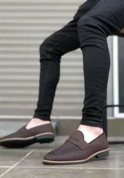 Mocasini barbati maro 12222 imagine