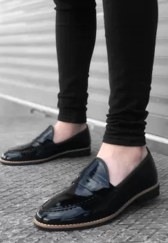 Mocasini barbati negri 12221 imagine