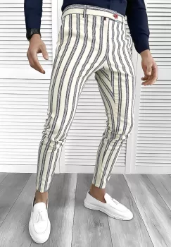 Pantaloni barbati eleganti 10494 imagine