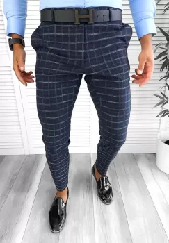 Pantaloni barbati eleganti B1732 21-3 E ~ imagine