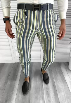 Pantaloni barbati eleganti B9162 F3-4.2.3 E 15-1 ~ imagine