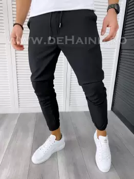 Pantaloni barbati negri smart casual B2497 B3-2 imagine