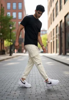 Pantaloni de trening bej  6622  14-3.1 imagine