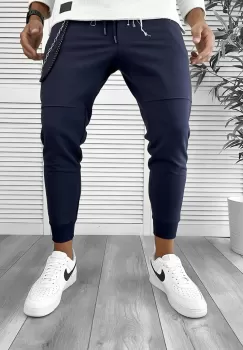 Pantaloni de trening bleumarin 12262 imagine