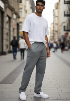 Pantaloni de trening gri 2585 imagine