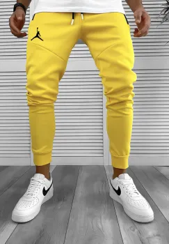 Pantaloni de trening mustar conici  silon CU MIC DEFECT DEF12361 O3-2.2 imagine