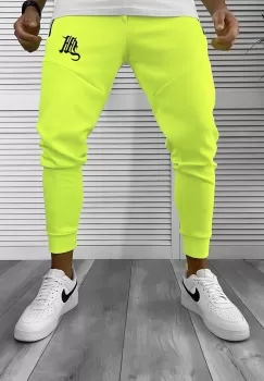 Pantaloni de trening neon silon conici 12375 imagine