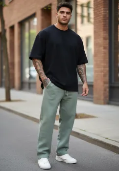 Pantaloni de trening verzi 2564 43-5.2 imagine