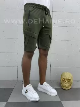 Pantaloni scurti de trening kaki B3937 X21-3 imagine