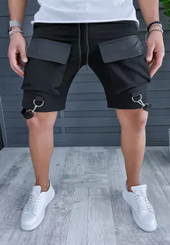 Pantaloni scurti  trening NEGRU A9405 O1-3.2 imagine